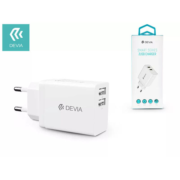 DEVIA_UNIVERZALIS_USB_HALOZATI_TOLTO_ADAPTER_2XUSB_-_5V24A_-_SMART_SERIES_2_USB_CHARGER_-_WHITE-i1313026.png DEVIA UNIVERZÁLIS USB HÁLÓZATI TÖLTŐ ADAPTER 2XUSB - 5V/2,4A - SMART SERIES 2 USB CHARGER - WHITE - Image 1