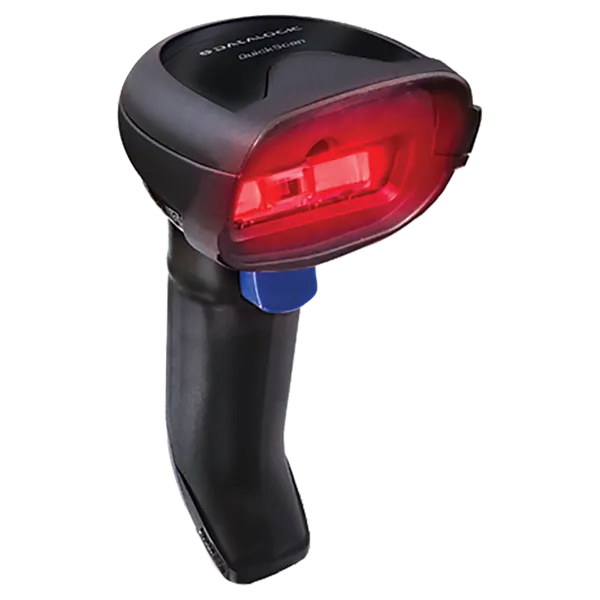 Datalogic vonalkód olvasó QuickScan I QD2220, 1D, USB, (USB,Stand),  black