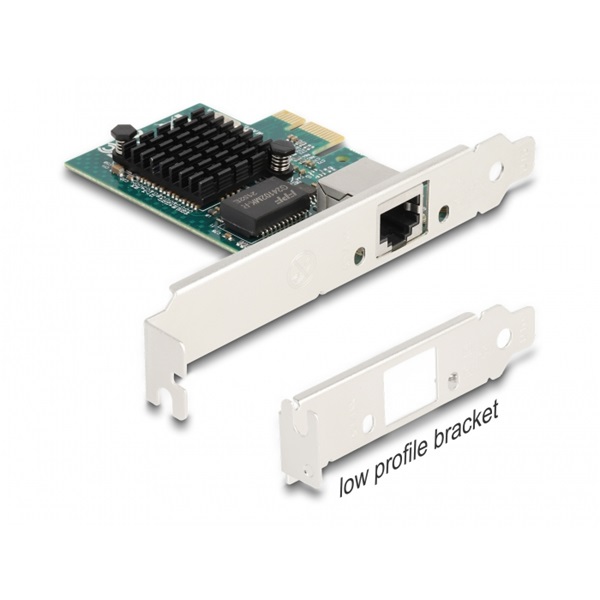 DELOCK PCI-E x1 Bővítőkártya > 1x RJ45 Gigabit LAN BCM - Image 1