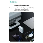 Devia Extreme Speed Series 100W GaN PD hálózati gyorstöltő adapter USB+3xType-C - fehér - Image 6