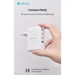 Devia Extreme Speed Series 100W GaN PD hálózati gyorstöltő adapter USB+3xType-C - fehér - Image 7