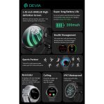 Devia ST111448 Pro1 (V2) fekete okosóra - Image 3