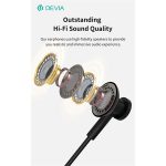 Devia Smart Series M2 Metal In-Ear sztereó fülhallgató - Type-C - fekete - Image 3