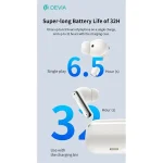 Devia TWS-Ultra1 ANC Bluetooth sztereó headset - fekete - Image 6