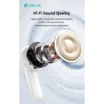 Devia TWS-Ultra1 ANC Bluetooth sztereó headset - fekete - Image 7