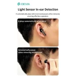 Devia TWS-Ultra1 ANC Bluetooth sztereó headset - fekete - Image 9