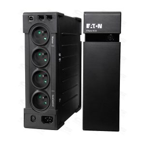 EATON UPS, Ellipse Pro 1600DIN, LINE-INTERAKTÍV szünetmentes, 1600VA (1000W), 8x SCHUKO, USB, torony