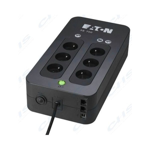 EATON_UPS_3S_3_3_Schuko_700VA_420_W_OFFLINE_szunetmentes_tapegyseg_torony_-_USB_interfesz_felugyeleti_szoftverrel-i77726.jpg EATON UPS 3S (3+3 Schuko) 700VA (420 W) OFFLINE szünetmentes tápegység, torony - USB interfész felügyeleti szoftverrel - Image 1