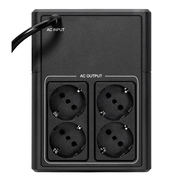 EATON UPS 5E1200UD, Gen2, USB DIN, 1200VA/660W, In: Schuko, Out: 4xDIN, Line-interaktív szünetmentes, AVR, torony - Image 4