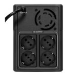 EATON UPS 5E1600UD, Gen2, USB DIN, 1600VA/900W, In: Schuko, Out: 4xDIN, Line-interaktív szünetmentes, AVR, torony - Image 2