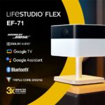 EPSON Projektor - Lifestudio Flex – EF-71 Gyémántfehér (3LCD, 1920x1080, 16:9, 700 AL, 5 000 000:1, HDMI/USB/WiFi) - Image 3