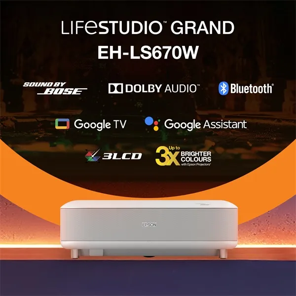 Epson EH-LS670W 3LCD / 3600Lumen / 4K PRO-UHD projektor - Image 2