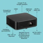 Epson EF-62B 3LCD / 700 Lumen / 4K PRO UHD lézer okos projektor - Image 4