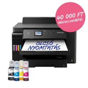 EPSON Tintasugaras nyomtató - EcoTank L11160 (A3+, színes, 4800x1200 DPI, 32 lap/perc, USB/LAN/Wifi)
