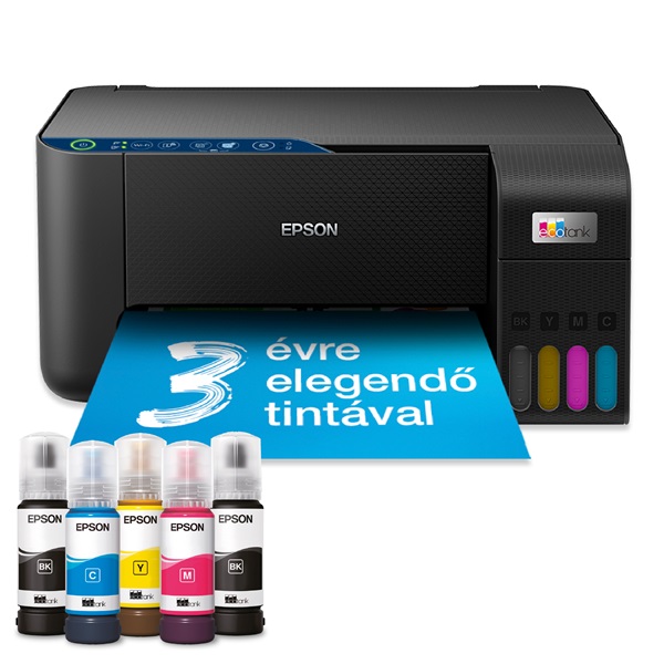 EPSON Tintasugaras nyomtató - EcoTank L3271 (A4, MFP, színes, 5760x1440 DPI, 33 lap/perc, USB/Wifi) - Image 19