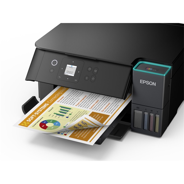 Epson EcoTank L4360 (A4, 33 lap/perc, duplex, USB/Wifi/Wifi Direct) színes tintasugaras multifunkciós nyomtató - Image 4