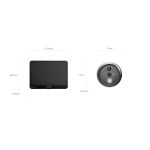 EZVIZ HP4 kültéri vezeték nélküli kukucskáló csengővel  4,3 hüvelyk, kétirányú video hívás, csengő, 4600 mAh, 512G - Image 18