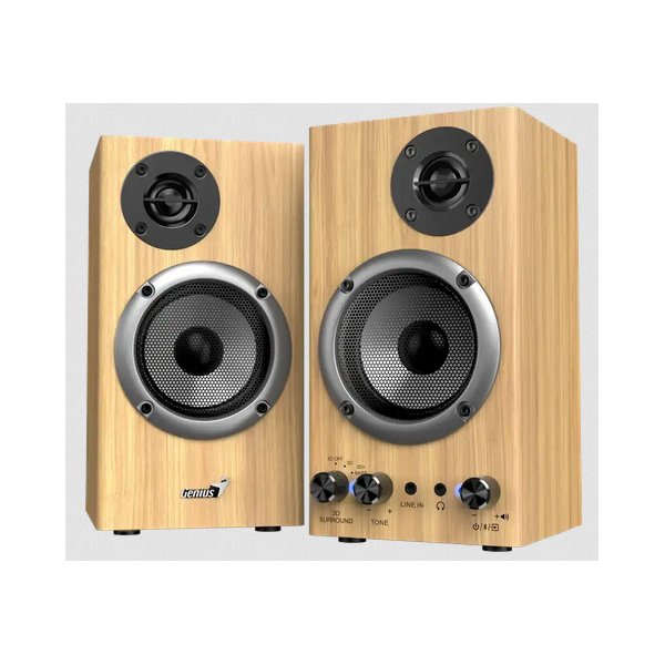GENIUS 2.0 Hangszóró SP-HF520BT Jack 20 Watt Fa színű, Bluetooth - Image 1