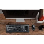 GENIUS Vezetékes Billentyűzet + egér KM-160 USB HUN Fekete - Image 2