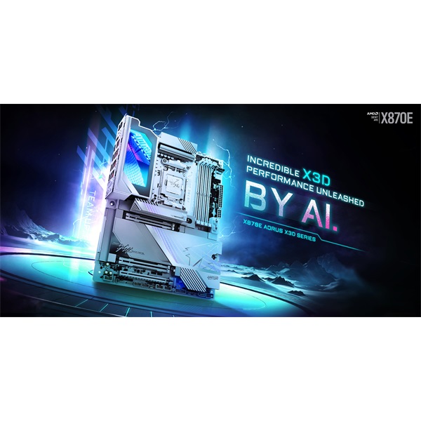 GIGABYTE_Alaplap_AM5_X870E_AORUS_ELITE_X3D_AMD_X870_ATX-i1696120.jpg GIGABYTE Alaplap AM5 X870E AORUS ELITE X3D AMD X870, ATX - Image 1