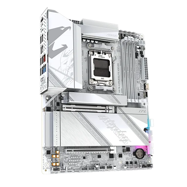 GIGABYTE Alaplap AM5 X870 AORUS ELITE X3D ICE AMD X870, ATX