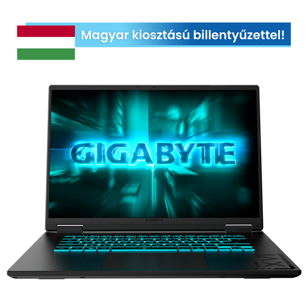 GIGABYTE GAMING A16 3TH 16" WUXGA (165Hz), AMD Ryzen 7 260 (8C/5.1Ghz), 16GB, 1TB SSD, RTX 5050, Magyar billentyű - Image 2