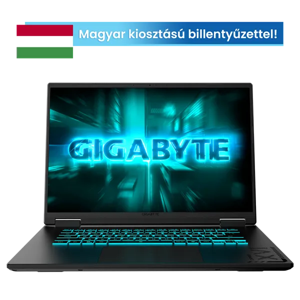 GIGABYTE GAMING A16 3VH 16" WUXGA (165Hz), AMD Ryzen 7 260 (8C/5.1Ghz), 16GB, 1TB SSD, RTX 5060, Magyar billentyű - Image 2