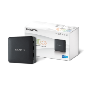 GIGABYTE PC BRIX, Intel Core i3 1315U 4.5GHz, 2xHDMI, Displayport (Type-C), LAN, WIFI, BT, 2.5" HDD hely, 6xUSB