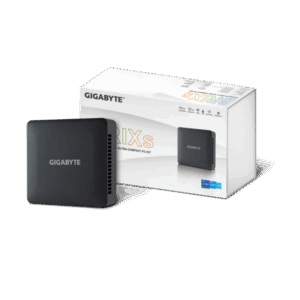 GIGABYTE PC BRIX, Intel Core i7 1355U 5GHz, 2xHDMI, Displayport (Type C), LAN, WIFI, BT, 2.5" HDD hely, 6xUSB