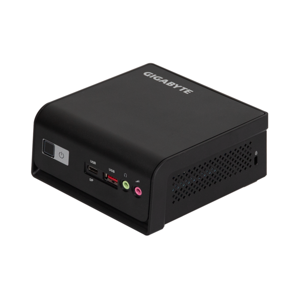 GIGABYTE PC BRIX, Intel N-series N150 3.6GHz, HDMI, 2xDisplayport, LAN, WIFI, BT, 2.5" HDD hely, 3xUSB - Image 1