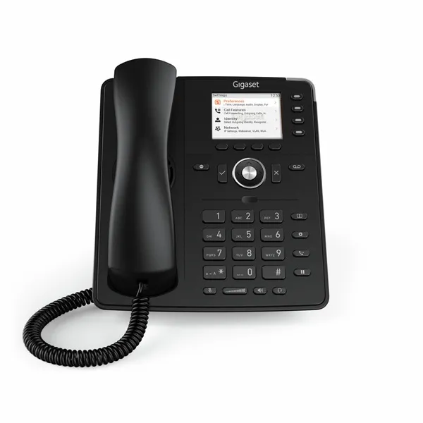 GIGASET P710 IP PRO IP asztali telefon, színes TFT kijelző, 4 funckiós LED billentyűk, HD hang, POE képes - Image 3