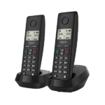 GIGASET DECT telefon, PURE 200 Duo, fekete - Image 6