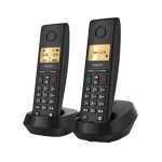 GIGASET DECT telefon, PURE 200 Duo, fekete - Image 8