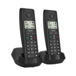 GIGASET DECT telefon, PURE 200 Duo, fekete - Image 9