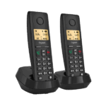 GIGASET DECT telefon, PURE 200 Duo, fekete - Image 10