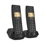 GIGASET DECT telefon, PURE 200 Duo, fekete - Image 10