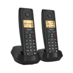 GIGASET DECT telefon, PURE 200 Duo, fekete - Image 11