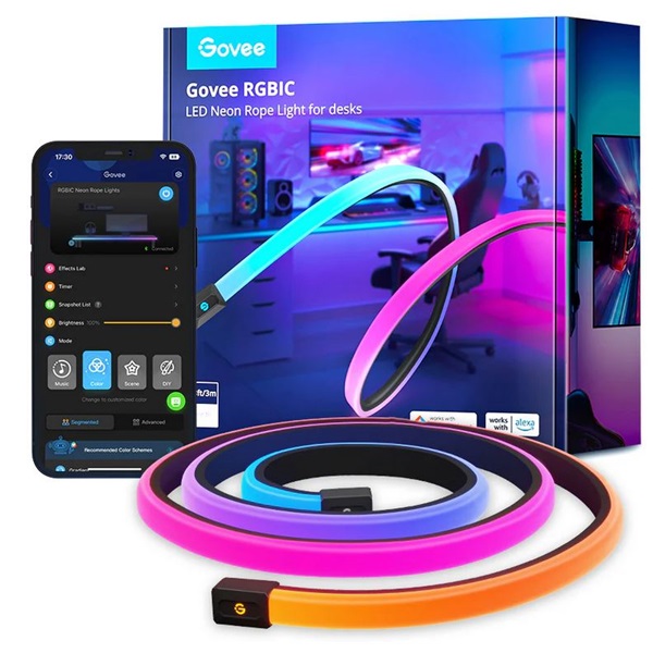 GOVEE_RGBIC_LED_Neon_Rope_Light_for_Desks_3m-i1695791.jpg GOVEE RGBIC LED Neon Rope Light for Desks 3m - Image 1