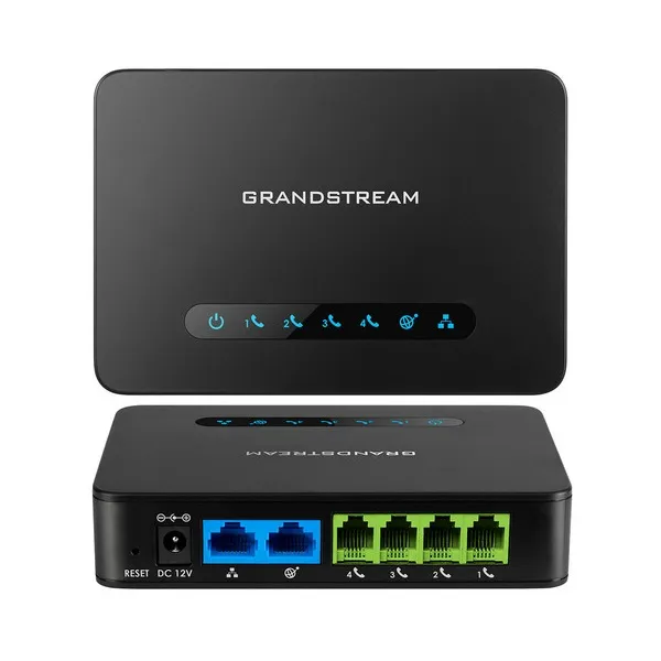 GRANDSTREAM HT814 4 FXS+2LAN portos Analóg  telefon adapter HandyTone - Image 2
