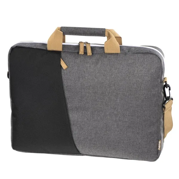 HAMA 00217116, NOTEBOOK TÁSKA "FLORENCE" 15,6", FEKETE-SZÜRKE,ÚJ