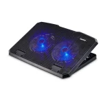 Hama 00126806 BLACK METAL fekete notebook hűtő