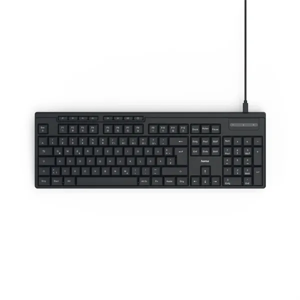 HAMA 173052, BILLENTYŰZET "CK-200", USB, FEKETE