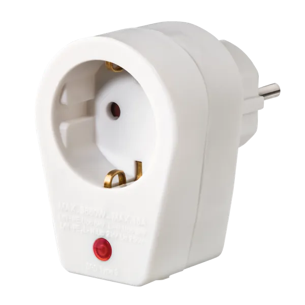 HAMA 223323, FIP HÁLÓZATI TÚLFESZÜLTSÉG VÉDŐ ADAPTER, FEHÉR