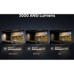 HISENSE C2-Ultra Mini-Laser Projektor, 4K Ultra HD 3840x2160, 16:9, 65"-300", 3000lm, Fekete - Image 7
