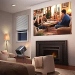 HISENSE C2-Ultra Mini-Laser Projektor, 4K Ultra HD 3840x2160, 16:9, 65"-300", 3000lm, Fekete - Image 8