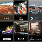 HISENSE C3 Mini Laser Projektor, 4K Ultra HD 3840x2160, 16:9, 65"-300" 2000lm, Fekete - Image 3