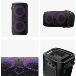 HISENSE Party Storm 1 Bluetooth Party Hangszóró 2 db mikrofonnal, 2.0CH, 300W, Fekete - Image 10