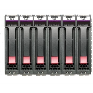 HPE MSA 10.8T SAS 10K SFF M2 6pk HDD Bundle