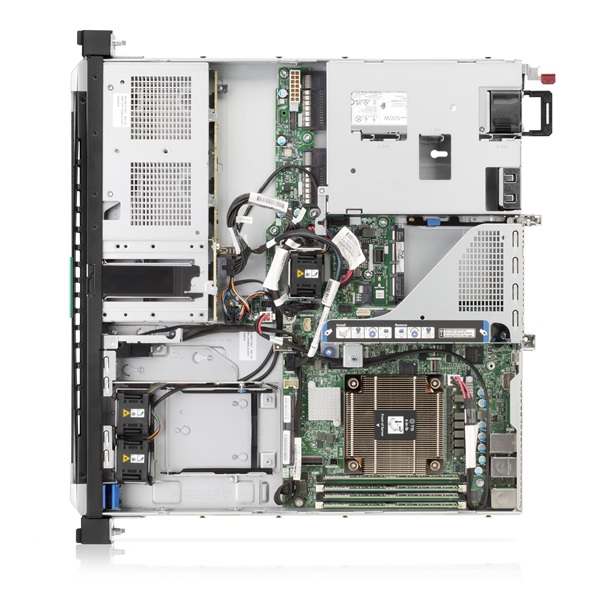 HPE rack szerver ProLiant DL20 Gen11, Xeon E-2436 6C 1P 2.90GHz, 1x32GB, 2x480GB SSD 4SFF, VROC, NC, 1x800W - Image 3
