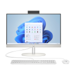 HP AIO 24-cr0008nn 23.8" FHD AG IPS, Core i3-N300 2.4GHz, 8GB, 512GB SSD, Win 11, fehér